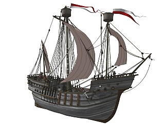 精细帆船模型 (7)